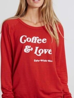NWT Good HYOUman Size Large super soft red sweatshirt